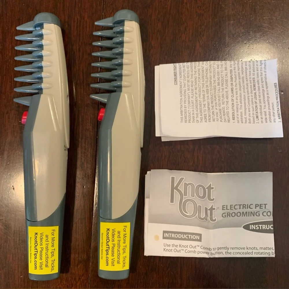 Knot Out Electric Pet Grooming Combs New